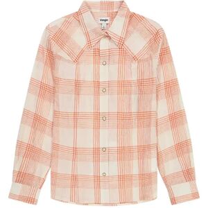 Vrouwenblouse Wrangler Clean Western Blanc L Vrouwenblouse Wrangler Clean Western Blanc L
