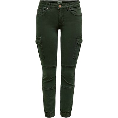 Dames Cargo broek Only Missouri Groen 38x32 Dames Cargo broek Only Missouri Groen 38x32