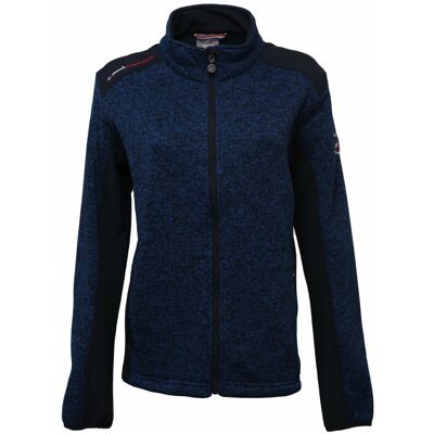 Dames fleecejack Peak Mountain Aviro Blauw L Dames fleecejack Peak Mountain Aviro Blauw L