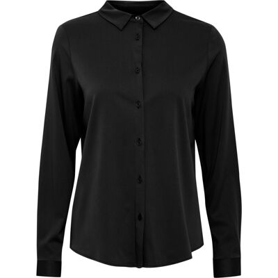 Damesblouse met lange mouwen fransa Justina SH 1 Zwart L Damesblouse met lange mouwen fransa Justina SH 1 Zwart L