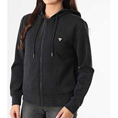Damescapuchon met volledige rits Guess Olympe Zwart S Damescapuchon met volledige rits Guess Olympe Zwart S