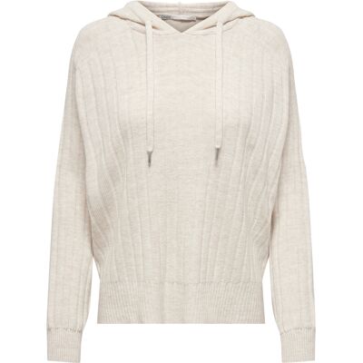 Dames sweatshirt met capuchon Only New Tessa Beige M Dames sweatshirt met capuchon Only New Tessa Beige M