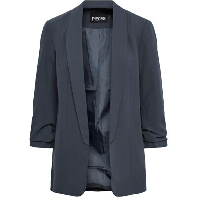 3/4 blazer voor dames Pieces Boss Blauw S 3/4 blazer voor dames Pieces Boss Blauw S