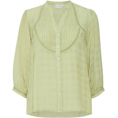 Damesblouse met lange mouwen Pulz Jeans Chilla Groen L Damesblouse met lange mouwen Pulz Jeans Chilla Groen L