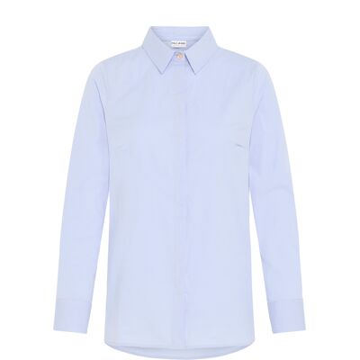 Damesblouse met lange mouwen Pulz Jeans Elna Blauw M Damesblouse met lange mouwen Pulz Jeans Elna Blauw M