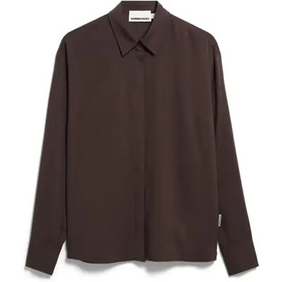 Damesblouse met lange mouwen Armedangels Larisaana Marron XL Damesblouse met lange mouwen Armedangels Larisaana Marron XL