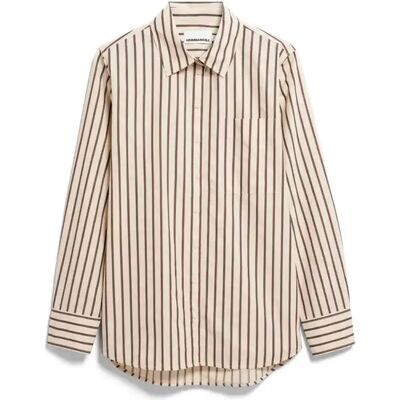 Damesblouse met lange mouwen Armedangels stripe Blanc L Damesblouse met lange mouwen Armedangels stripe Blanc L