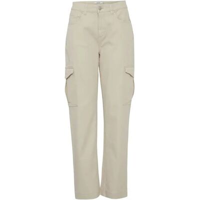 Cargo broek voor dames b.young BYEsra Beige 38 Cargo broek voor dames b.young BYEsra Beige 38