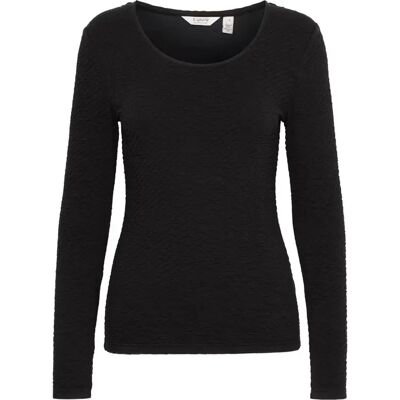 Dames-T-shirt met lange mouwen b.young BYPOLI Noir L Dames-T-shirt met lange mouwen b.young BYPOLI Noir L