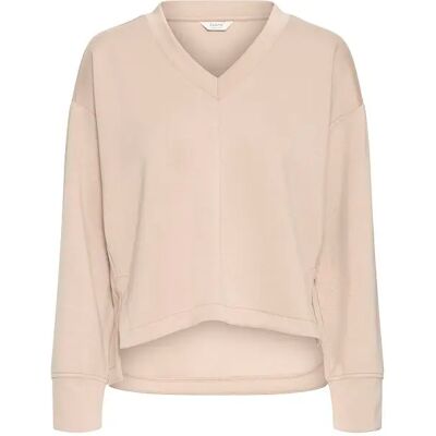 V-hals blouse voor dames b.young Pusti Beige S V-hals blouse voor dames b.young Pusti Beige S