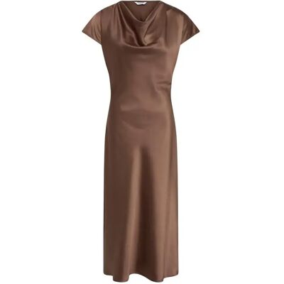 Strakke damesjurk b.young BYIkram Marron 36 Strakke damesjurk b.young BYIkram Marron 36