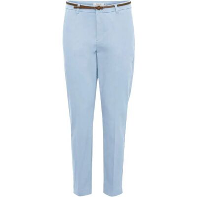 Cropbroek met riem voor dames b.young Days Cigaret 2 Bleu 34 Cropbroek met riem voor dames b.young Days Cigaret 2 Bleu 34