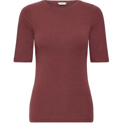 Slank T-shirt voor dames b.young Pamila Marron XS Slank T-shirt voor dames b.young Pamila Marron XS