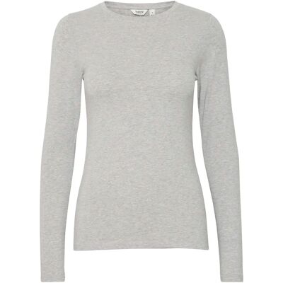 Dames-T-shirt met lange mouwen b.young Pamila Gris XS Dames-T-shirt met lange mouwen b.young Pamila Gris XS