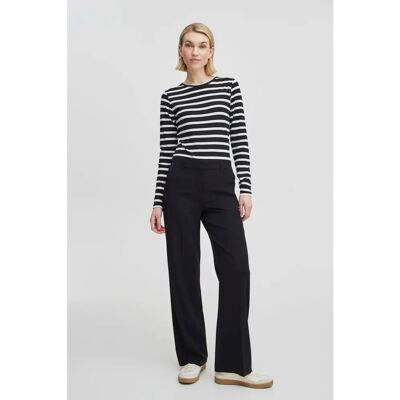 Dames-T-shirt met lange mouwen b.young Pamila Blanc S Dames-T-shirt met lange mouwen b.young Pamila Blanc S