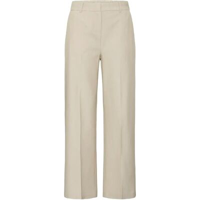 Damesbroek met wijde pijpen b.young Danta 2 Beige 38 Damesbroek met wijde pijpen b.young Danta 2 Beige 38