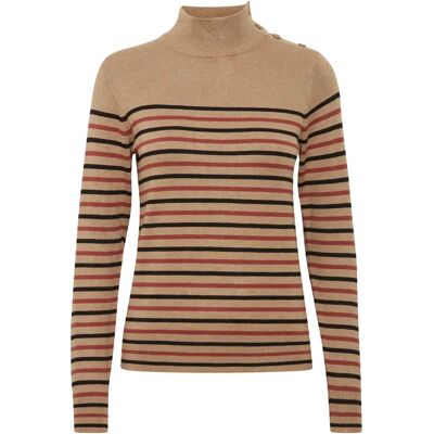 Trui met knoopsluiting voor dames b.young Mmorla 2 Beige L Trui met knoopsluiting voor dames b.young Mmorla 2 Beige L