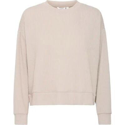 Dames-T-shirt met lange mouwen b.young Pesina Jersey Beige XL Dames-T-shirt met lange mouwen b.young Pesina Jersey Beige XL