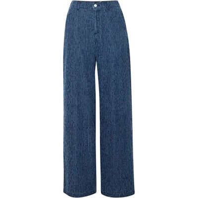 Damesbroek b.young Kanilla Dobby Denim Bleu 40 Damesbroek b.young Kanilla Dobby Denim Bleu 40
