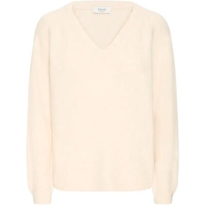 V-hals trui dames b.young Omea 2 Beige M V-hals trui dames b.young Omea 2 Beige M