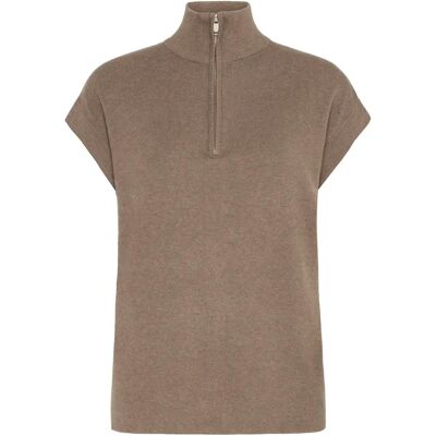 Vrouwelijke sweatvest met rits b.young Mmorla Marron S Vrouwelijke sweatvest met rits b.young Mmorla Marron S