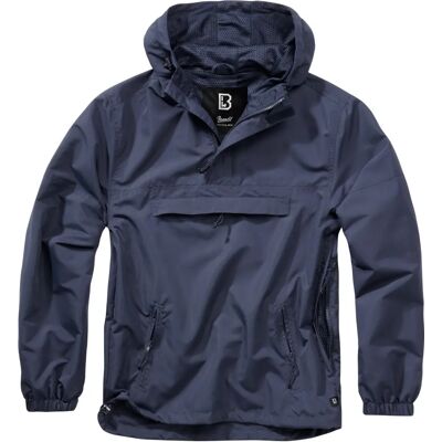 Zomerwaterdichte jas met hood Brandit Bleu 4XL Zomerwaterdichte jas met hood Brandit Bleu 4XL