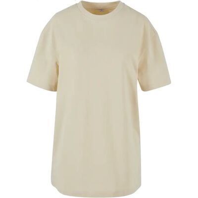 Dames-T-shirt oversized Build Your Brand Boyfriend Beige M Dames-T-shirt oversized Build Your Brand Boyfriend Beige M