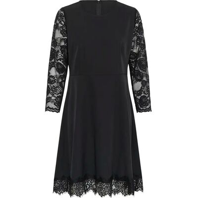 Damesjurk met lange mouwen CULTURE Cugitta Noir XL Damesjurk met lange mouwen CULTURE Cugitta Noir XL