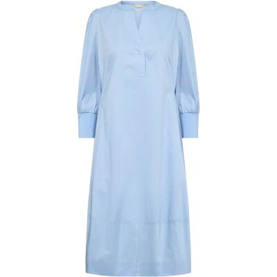 Damesjurk met 3/4 mouwen CULTURE Antoinett Bleu XL Damesjurk met 3/4 mouwen CULTURE Antoinett Bleu XL