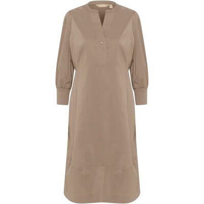 Damesjurk met 3/4 mouwen CULTURE Antoinett Marron XL Damesjurk met 3/4 mouwen CULTURE Antoinett Marron XL
