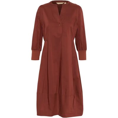 Damesjurk met 3/4 mouwen CULTURE Antoinett Marron XL Damesjurk met 3/4 mouwen CULTURE Antoinett Marron XL