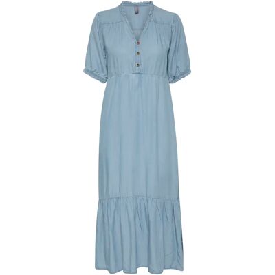 Lange damesjurk CULTURE Aurelia Bleu XL Lange damesjurk CULTURE Aurelia Bleu XL