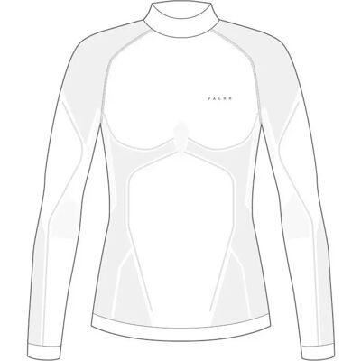 Dames-T-shirt met lange mouwen Falke Warm Blanc M Dames-T-shirt met lange mouwen Falke Warm Blanc M
