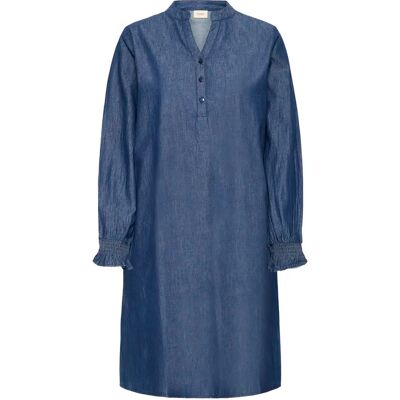 Damesjurk met lange mouwen fransa Larissa 4 Bleu L Damesjurk met lange mouwen fransa Larissa 4 Bleu L