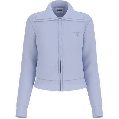 Dames sweatshirt met volledige rits Guess Habi Violet M Dames sweatshirt met volledige rits Guess Habi Violet M