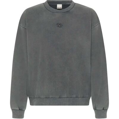 Dames sweatshirt Ichi IHLULA Gris XS Dames sweatshirt Ichi IHLULA Gris XS