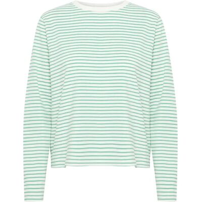 Losse lange mouwen T-shirt voor vrouwen Ichi Mira LS3 Blanc XL Losse lange mouwen T-shirt voor vrouwen Ichi Mira LS3 Blanc XL