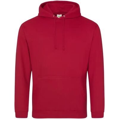 Hoodie Just Hoods College Rouge 5XL Hoodie Just Hoods College Rouge 5XL