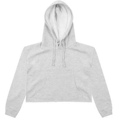 Dames Hoodie Just Hoods Gris XL Dames Hoodie Just Hoods Gris XL