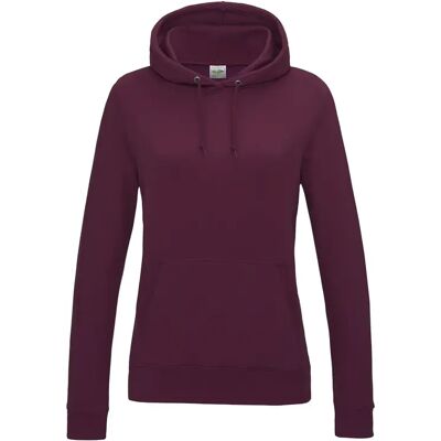 Dames Hoodie Just Hoods College Rouge XL Dames Hoodie Just Hoods College Rouge XL