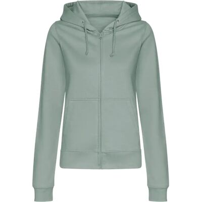 Dames Hoodie Just Hoods Vert 2XL Dames Hoodie Just Hoods Vert 2XL