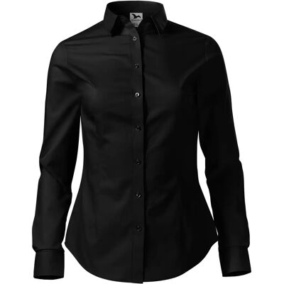 Damesblouse met lange mouwen Malfini Style 229 Noir S Damesblouse met lange mouwen Malfini Style 229 Noir S