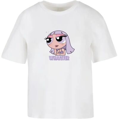 Dames-T-shirt Miss Tee Whatever Blanc L Dames-T-shirt Miss Tee Whatever Blanc L