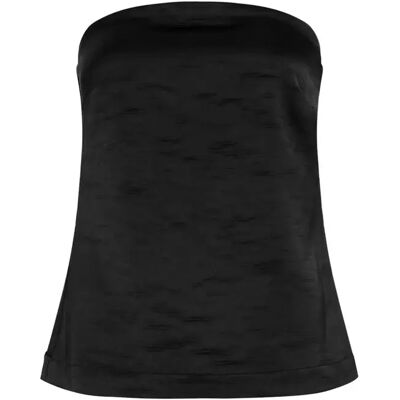 Bandeau top voor dames Moss Copenhagen Spencer Noir L Bandeau top voor dames Moss Copenhagen Spencer Noir L