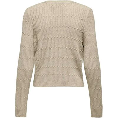 Dames V-hals cardigan Only Katia Beige S Dames V-hals cardigan Only Katia Beige S