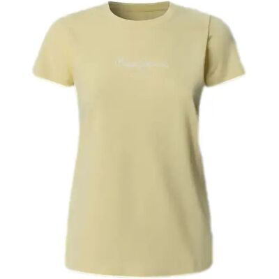 T-shirt dames Pepe Jeans New Virginia Beige L T-shirt dames Pepe Jeans New Virginia Beige L