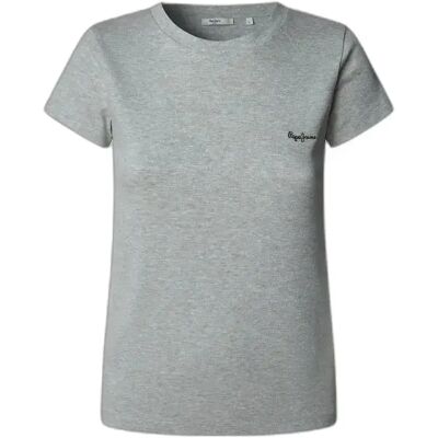 Dames-T-shirt Pepe Jeans Merida Gris XL Dames-T-shirt Pepe Jeans Merida Gris XL