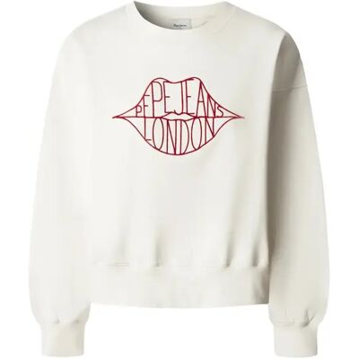 Dames sweatshirt Pepe Jeans Bernis Blanc XS Dames sweatshirt Pepe Jeans Bernis Blanc XS