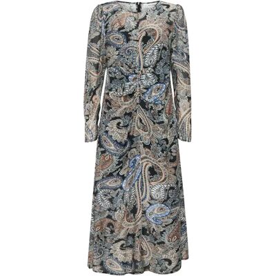 Damesjurk met lange mouwen Pulz Jeans Jayla Multicolore L Damesjurk met lange mouwen Pulz Jeans Jayla Multicolore L