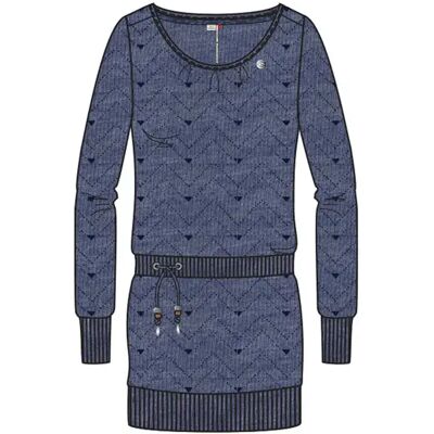 Damesjurk met lange mouwen Ragwear Alexa Zig Zag Bleu XS Damesjurk met lange mouwen Ragwear Alexa Zig Zag Bleu XS